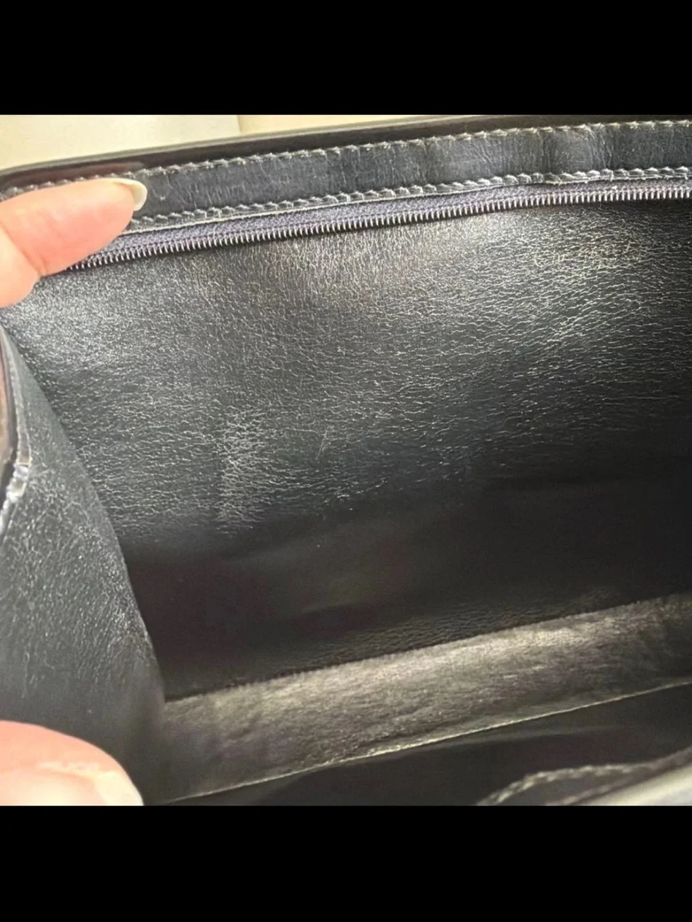 Dior Black and Beige Logo Jacquard Shoulder Bag